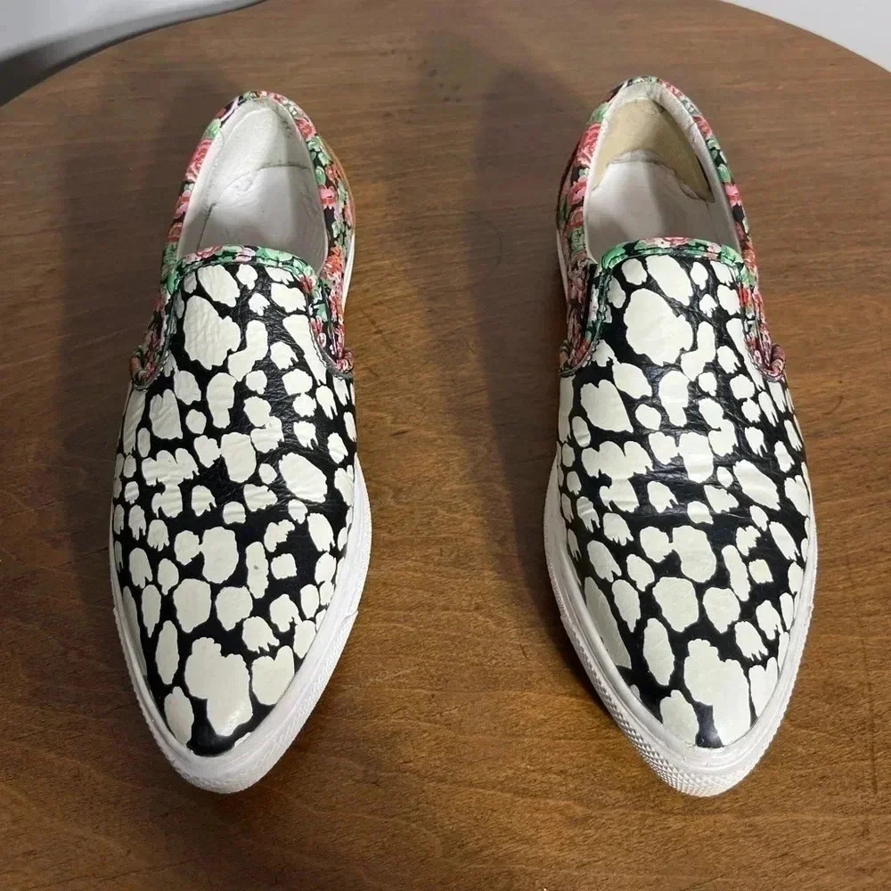 Coach‎ WOMENS FLORAL/ANIMAL SKATE SLIP ON SNEAKERS 5.5 - Women - Picture 2 of 5